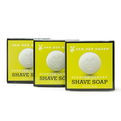 Men'S Luxury Scented Shave Soap (Pack of 3) - Image 1 of 4