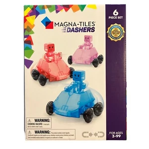 MAGNA-TILES Dashers 6-Piece Magnetic Construction Set. Free Shipping - Picture 1 of 6