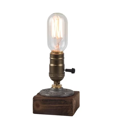 Vintage Table Lamp, Industrial Dimmable Nightlight Steampunk Desk Lamp with E... - Image 1 of 4