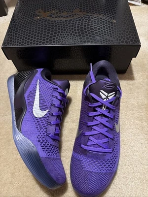 Nike Kobe 9 Elite Low Protro Moonwalker púrpura uva IM0465-500 para hombre talla 11” Foto 1 de 4