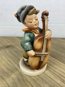 Vintage Hummel Sweet Music Boy Cello Full Bee TMK2 1950 Germany - Picture 1 of 13