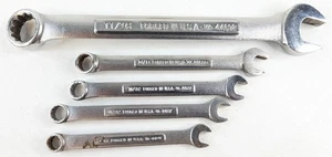 Craftsman 6pc SAE Combination Wrench Set -VA- -VV- 12pt USA 1/4" to 11/16" Tools - Bild 1 von 14