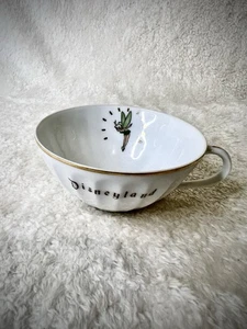 Vintage Disneyland Tinker Bell Teacup Walt Disney Productions GoldTrim Disneyana - Picture 1 of 6