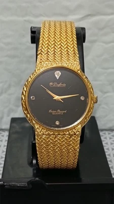 Reloj Hombre DUFONTE Lucien Piccard Vintage Tono Dorado Cuarzo 32 mm Foto 1 de 4