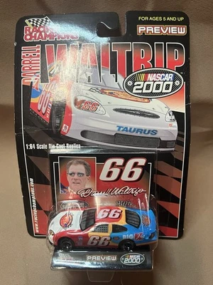 Nuevo en paquete 2000 vista previa Racing Champions escala 1:64 diecast NASCAR #66 Darrell Waltrip Foto 1 de 4