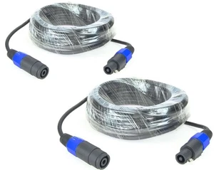 2 x 15 m Lausprecher Speaker Verlängerungskabel 2 x 1,5 Speakon kompatibel PACCS - Bild 1 von 11