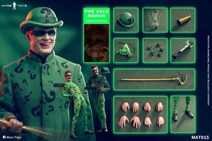 1/6 Mars Toys Batman Forever The Riddler Figure Hot King Enigma Villain In Stock - Picture 1 of 5