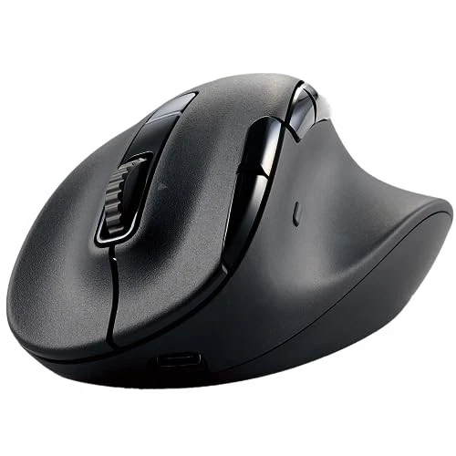 ELECOM EX-G PRO Quiet Wireless Mouse Large Black M-XGL50MBSKBK NEW - Image 1 of 1