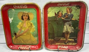 1938 Coca-Cola Tray  From Historic Church Price Per Tray - Picture 1 of 9