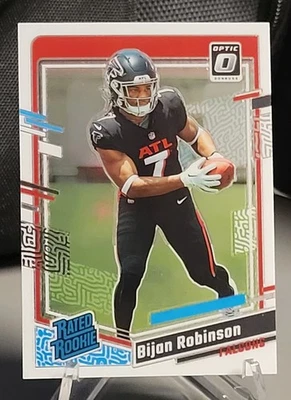2023 Panini Donruss Optic Bijan Robinson Rated Rookie - Image 1 of 4