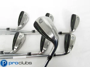 WILSON LAUNCH PAD 2 IRONS 5-PW,GW STEEL KBS MAX ULTRALITE STIFF FLEX #458953 - Picture 1 of 7