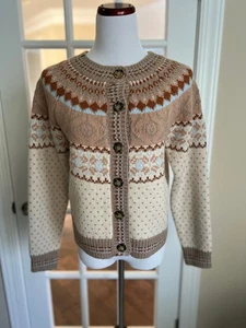 Heartloom Sylvia Fair Isle Strickjacke Pullover Gr. M - Bild 1 von 2