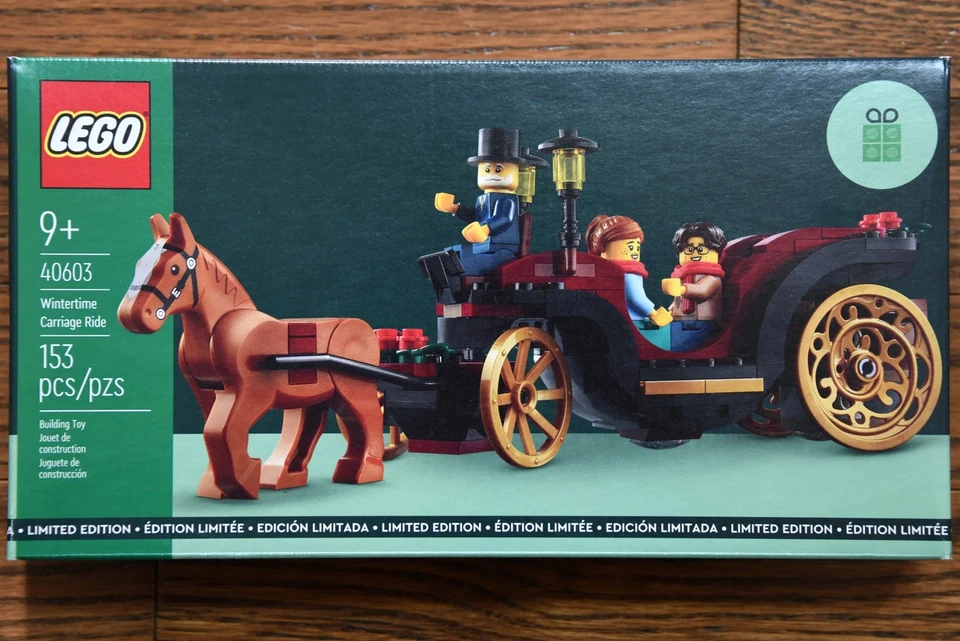 Lego 40603 Wintertime Carriage Ride Seasonal New in Sealed Box Christmas Promo - Image 1 of 4