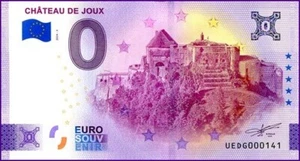 UEDG / CHATEAU DE JOUX / BILLET 0 € / NULL EURO-SCHEIN / 0 € 2024-3 - Imagen 1 de 1