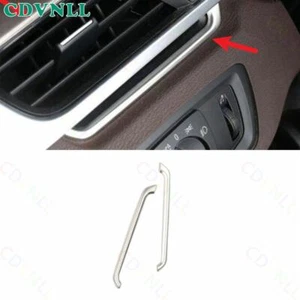 For BMW X1 F48 2016-2021 Silver Steel Left And Right Air Outlet Vent Trim 2PCS - Picture 1 of 5