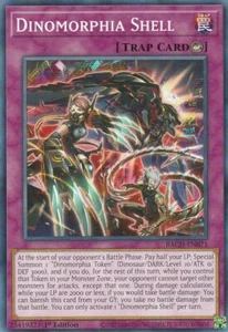 YUGIOH CARD 3 X DINOMORPHIA SHELL BACH-EN071 1ST EDITION - Picture 1 of 1