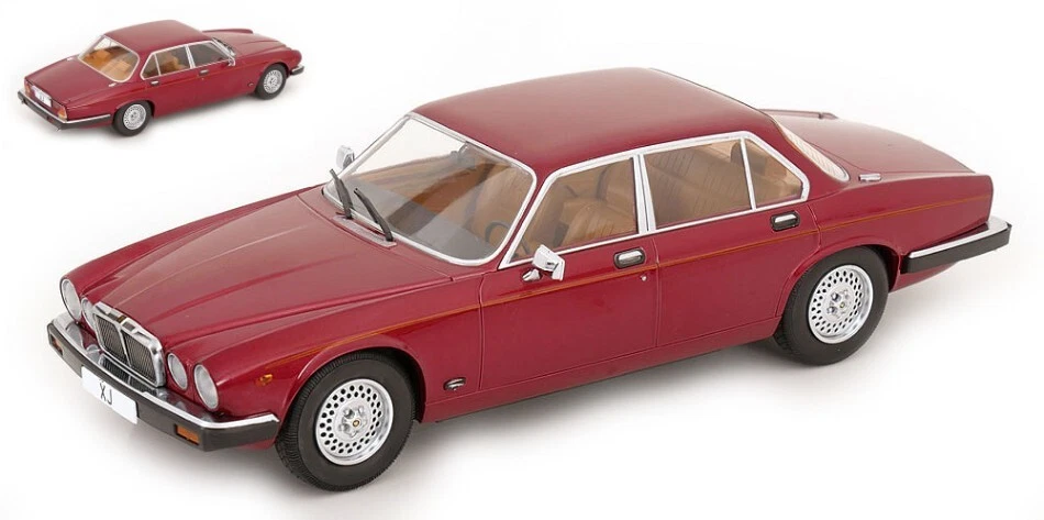 Modellino auto scala 1:18 JAGUAR XJ SERIES III RED modellismo statico collezione - Immagine 1 di 1