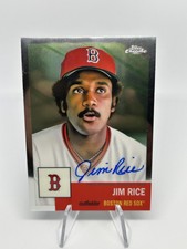2022 Topps Chrome Platinum Anniversary Jim Rice Auto REFRACTOR Boston Red Sox