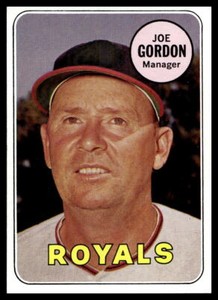 1969 Topps #484 Joe Gordon  Kansas City Royals NR-MINT SET BREAK!