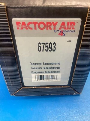Восстановленный компрессор кондиционера Factory Air by 4 Seasons 67593 - Изображение 1 из 3