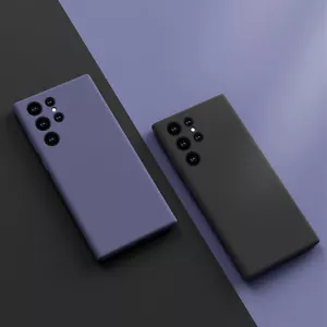 Custodia telefono silicone liquido per Samsung S25 Ultra S24 FE S23 S22 S21 cover morbida - Foto 1 di 28