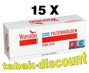 3000 Winston King Size Filterhülsen - NORMALE HÜLSEN