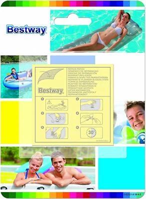 BESTWAY EASY SET SWIMMING POOL INFLATABLE FLOAT BOAT BOUNCER REPAIR PATCH KIT  - Image 1 of 2