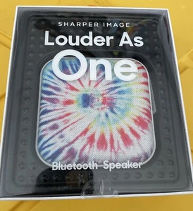 SHARPER IMAGE BLUETOOTH SPEAKER LOUDER AS ONE NEW - Picture 1 of 1