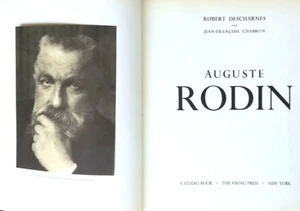 Auguste RODIN Descharnes 1967 1st Ed Color Plates Viking Art History No DJ VG+ - Imagen 1 de 12