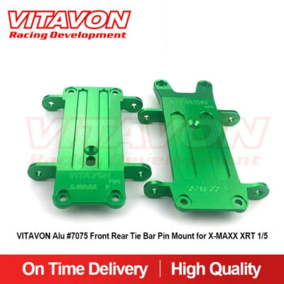 Vitavon CNC Alu 7075 Front Rear Tie Bar Pin Mount For X-MAXX XRT 1/5 4 colors - Image 1 of 4