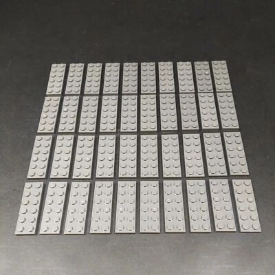 LEGO Dark Bluish Gray Plates 2x6 Plate 3795 Lot of 40 - Image 1 of 4