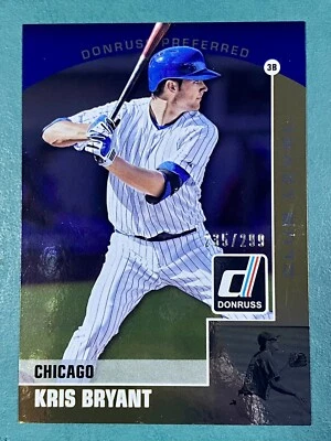 2015 DONRUSS PREFERRED GOLD KRIS BRYANT #40 (235/299) - Image 1 of 2