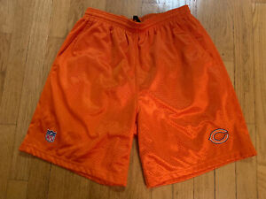 Chicago Bears Reebok NFL On Field Orange Athletic Mesh Shorts - Men's Small
