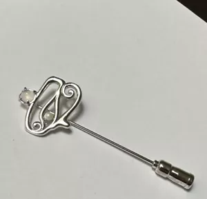 Signierte Anson Sterlingsilber Anstecknadel - Bild 1 von 8