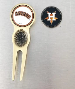 Major League Baseball MLB Golf Divot Repair Tool Ballmark Silver Bronze PICK - Picture 1 of 2