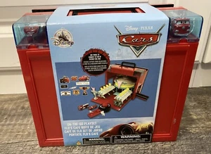 Disney Pixar Cars FLO'S CAFE On The Go Playset Toolbox Case with DieCast Car - Picture 1 of 4