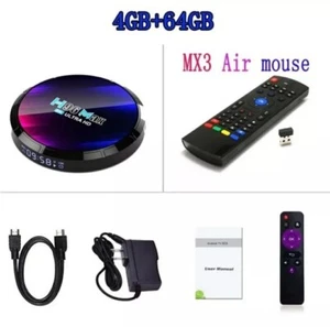 H96 MAX 8K ULTRA HD 4G RAM 64G MEMORIA + MX3 Luz Trasera AIR MOUSE & TECLADO - Imagen 1 de 16