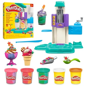 Juego de helados Play-Doh Rainbow Swirl con 7 accesorios de cocina para juegos de simulación - Imagen 1 de 12
