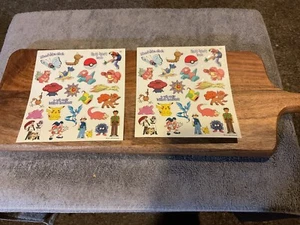 Vintage 1999 Rose Art & Nintendo Pokémon Temporary Tattoos NEW - Picture 1 of 4