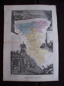 Carte Province d'Alger - Imagen 1 de 2