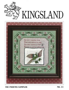 THE PHOENIX SAMPLER Counted Cross Stitch Pattern - KINGSLAND No. 21 - Bild 1 von 2