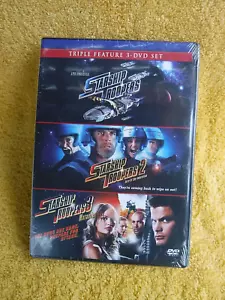 NEW/SEALED DVD SET! STARSHIP TROOPERS 3 FILM CAMPY SCI-FI SET! #1, 2 & 3! R, WS! - Foto 1 di 7
