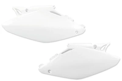 Polisport White Side Number Plates 02-07 CR125, CR250 - Изображение 1 из 2