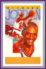 Michael Jordan Chicago Bulls 1991 Sports Cards News Jumbo 5" x 8" Insert Card #2
