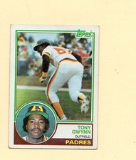 1983 Topps Tony Gwynn Rookie Card #482
