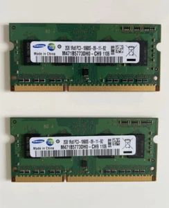 OEM!! APPLE MACBOOK PRO A1278 4GB 2GB+2GB RAM MEMORY PC3-10600s0911B2 - Picture 1 of 3