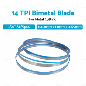1140mm x13mm x 14 TPI BI METAL BIMETAL BAND SAW BANDSAW BLADE FOR METAL CUTTING - Picture 1 of 11