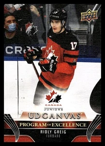 2023-24 Upper Deck Series 2 - UD Canvas Program of Excellence #C261 Greig - Picture 1 of 2