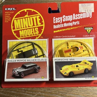 Винтаж - ERTL Minute Models Rolls Royce Silver Cloud Porsche 956 1990 серия 1  - Изображение 1 из 4
