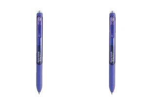 Paper Mate InkJoy Gel Pens Retract Smooth 0.7mm Purple 2/Pk Office School Home - Picture 1 of 1